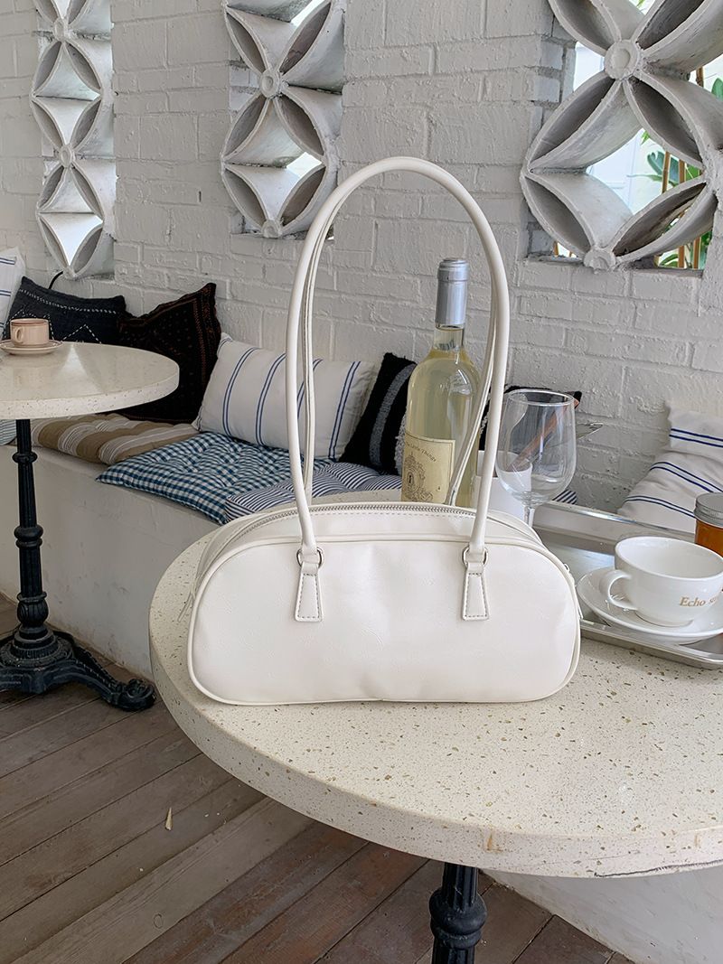 Versione coreana 2024 Instagram casual primavera nuovo stile balletto a mano tendenza donna versatile argento monospalla_voghion.com