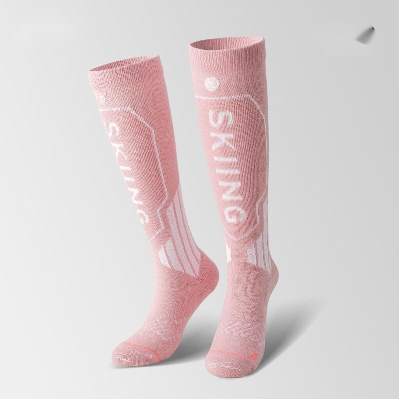 Ski Wool Men Women Autumn And Winter Outdoor Camping Mountaineering Snow Socks Warm Thickened Compression Sports_voghion.com