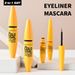 Mascara New ROMANTIC KYLIE Langanhaltender, wasserfester, lang anhaltender und nicht verschmierender dicker Mascara-Eyeliner 2IN1_voghion.com
