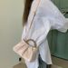 Handheld Cloud für Damen 2024 Neue perlweiße Umhängetasche mit Plissee für Mädchen, modische und elegante Damentasche_voghion.com