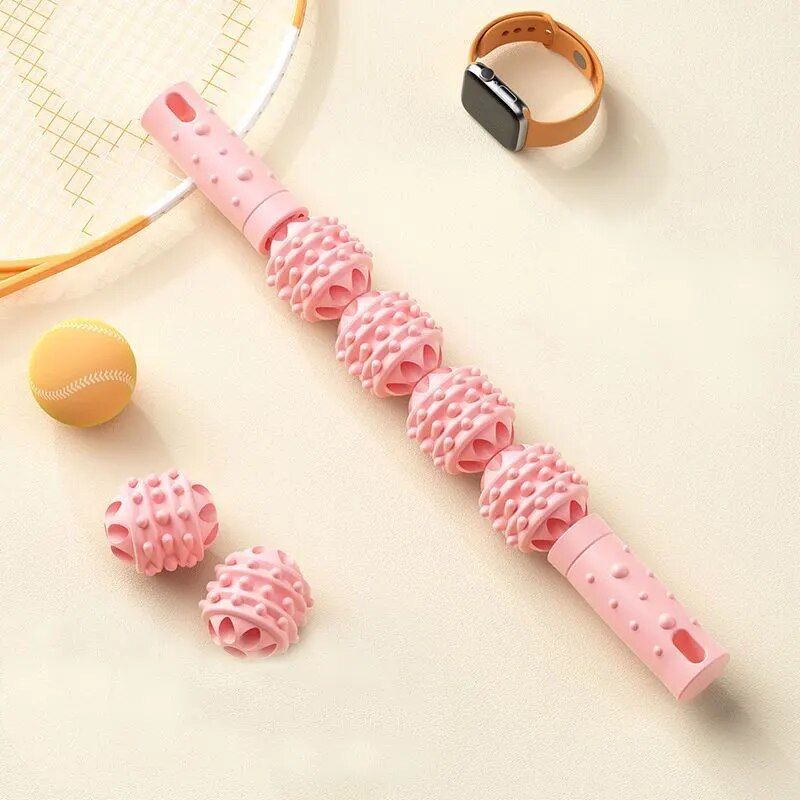 Yoga Pilates Roller Ball Kas Masaj Çubuğu Rahatlama Fiess Wolf Diş Fasyası İnekler Uyluklar Quadriceps Ar_voghion.com