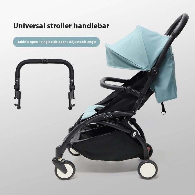 Universal-Armlehne für Kinderwagen, Leitplanke, Fußstütze, Querstange für Fallschutzzaun, Zubehör für Kinderwagen, verstellbare Breite_voghion.com
