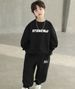 Boys' Sporty Letter-Print Hoodie & Jogger Set – Casual 2-Piece Outfit (120-170cm)_voghion.com