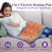 Ultra-Soft Crystal Electric Heating Pad – 6-Temperature & 4-Timer Settings, 110V/220V Dual Voltage, Portable Therapeutic Blanket For Back & Waist_voghion.com