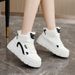 SH327 Neue Herbst-Winter-Damen-High-Top-Schuhe mit lockerem Fleece-Futter, Plateau und dicker Sohle für mehr Körpergröße_voghion.com