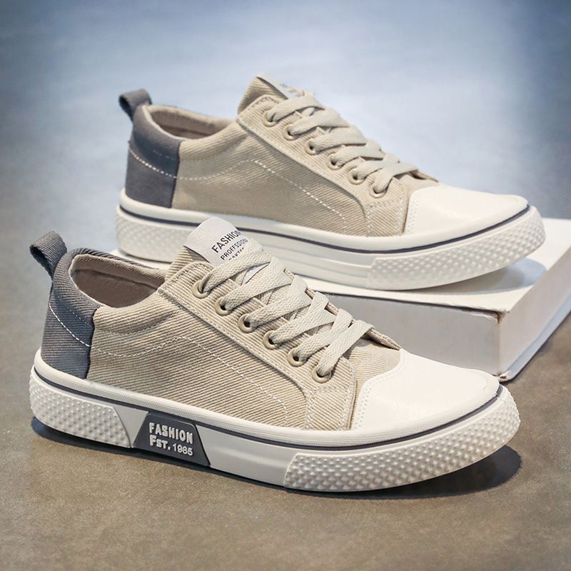 Große Herrenschuhe, neue atmungsaktive, vielseitige Skateboardschuhe, weiche Sohle, lässig, Sport, Trend, Mode, Segeltuchschuhe_voghion.com