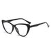 Nieuwe Cat Eye Blue Light Blocking voor dames, modieuze splicing pigment afslankende trendy brilmontuur zonder sterkte_voghion.com