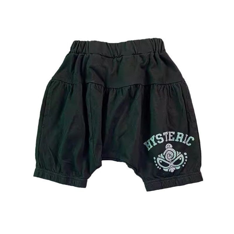 Unisex Kids' Shorts - 95% Cotton Breathable Summer Casual Shorts With Cartoon Print, Elastic Waist_voghion.com