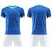 2425 Brazil away bare plate short sleeved adult children's football set team jersey_voghion.com