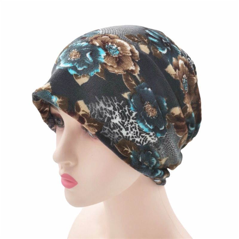 Da Tou Wai Plush Pullover Korean Version Chain Stacked Simple and Casual Ear Protection Cap Super Soft Cold Hat_voghion.com