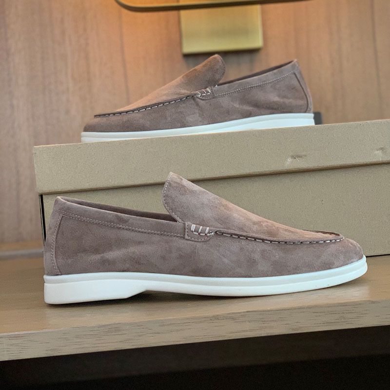 Damen 2023 Neue Leder Flache Unterseite Lazy Casual Vielseitige Le Fu Damen Britische Single Herrenschuhe_voghion.com