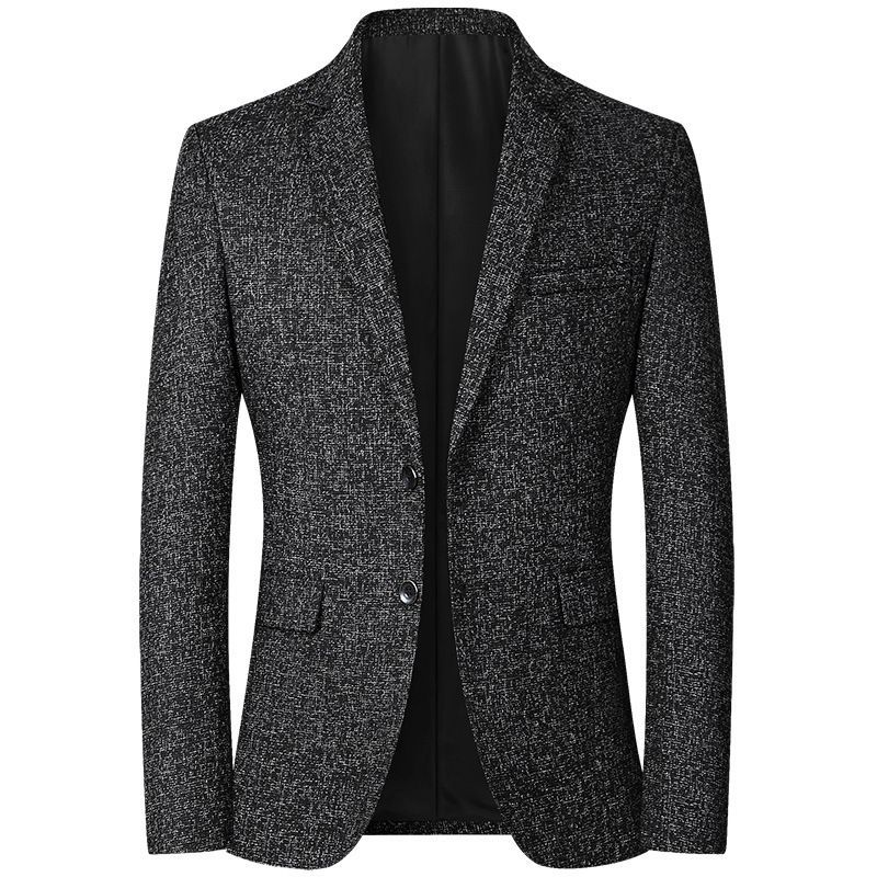 2023 Men's Spring Thin Middle-aged Single Suit Outerwear, Casual Suit,_voghion.com
