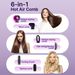 6in 1 Hot Dryer Set, Capable Of Quick Drying Styling, Automatic Curling And Straightening Device, 3-speed Adjustable,_voghion.com