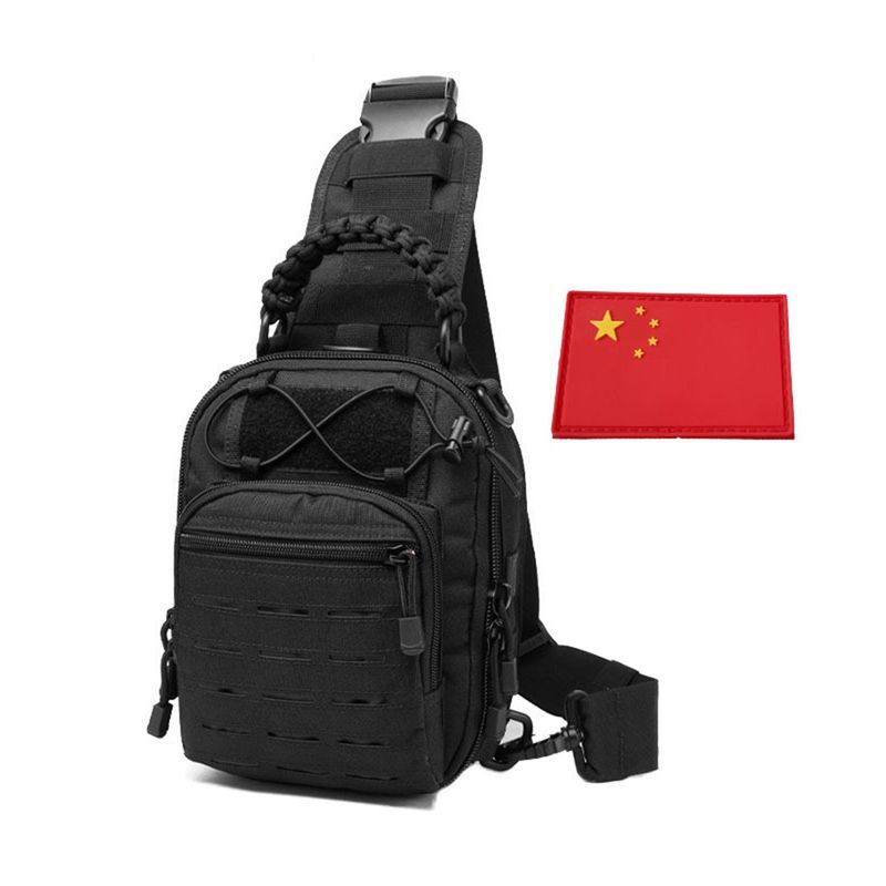 Lihao 1 Set Borsa a tracolla Tracolla regolabile Tasche multiple Impermeabile Cerniera liscia Borsa a tracolla mimetica per esterni_voghion.com