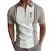 Men's 3D Polo Shirt Zipper Short-Sleeved Lapel Pullover Casual Men's Clothing_voghion.com