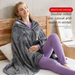 Autumn And Winter Heating Eight-Zone Rechargeable Flannel Constant Temperature Shawl Electric Blanket_voghion.com