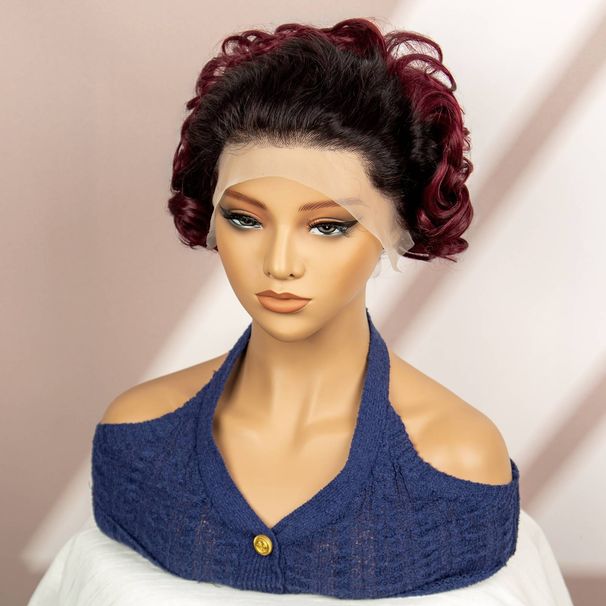 Capucha de cabello humano con encaje de 13 x 4 para cabello con permanente y rizado, cabello 100 % humano de alta calidad_voghion.com