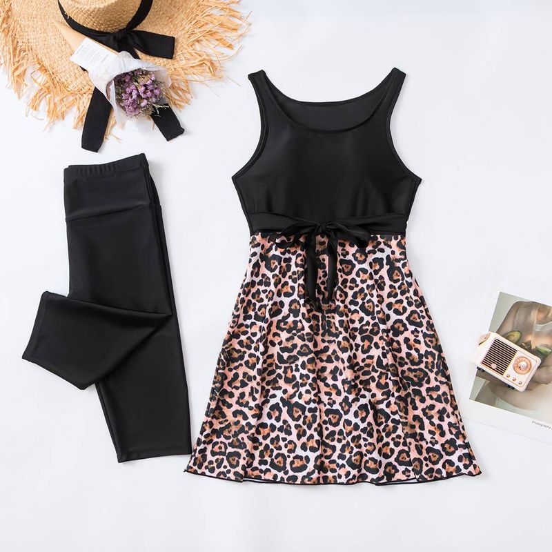 Muslim Swimsuit New Short-sleeved Shorts Split Two-piece Conservative Sunscreen Color Matching Split Swimsuit Wetsuit Suit_voghion.com
