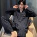 High End High-quality Cotton Sleepwear Men's Plus Size Spring And Autumn Long Sleeved Pants Casual Autumn And Winter Home Suit Set_voghion.com
