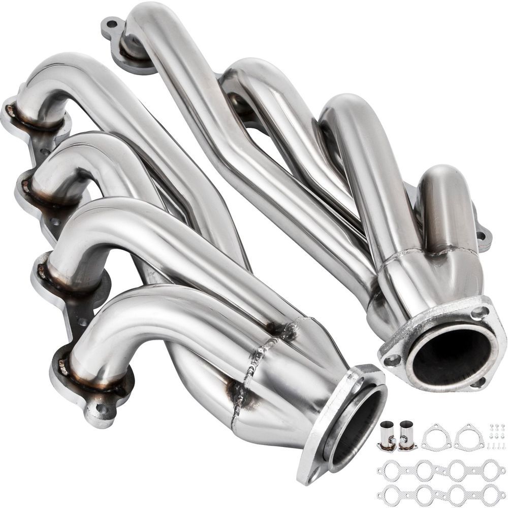 Exhaust Header Set 1 5/8' Exhaust Turbo Headers, Stainless Steel Exhaust Manifold Headers, Shorty Engine Conversion LS Swap Exhaust Headers For Che_voghion.com