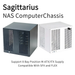 Sagittarius 8-bay NAS Computer Chassis With ATX Power Supply, MATX Motherboard, Full-height PCIE, 21.8L_voghion.com