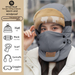 DTUCYCLE Winter Warm Lei Feng With Fleece Lining, Thickened, Windproof, Cold-Proof, Cycling Electric Bike Face Mask Neck_voghion.com