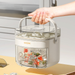 Portable Bucket Storage Food Grade Fresh-Keeping Box Camping BBQ Essential Tool Press Tray Ice Cubes_voghion.com