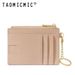 Cute Storage Commuter Portable Keychain Coin Purse Creative Multi-Card Slot Women's Simple Mini Card Holder_voghion.com