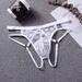 Perizoma da uomo in pizzo, sexy e trasparente, con scritta T, con apertura sul cavallo, vita bassa e tasche cave_voghion.com