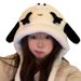 CHUNYU Carino Cucciolo Peluche Lei Feng Donna Autunno e Inverno Versatile Cartone Animato Faccia Piccolo Caldo Cappello di Protezione per le Orecchie_voghion.com