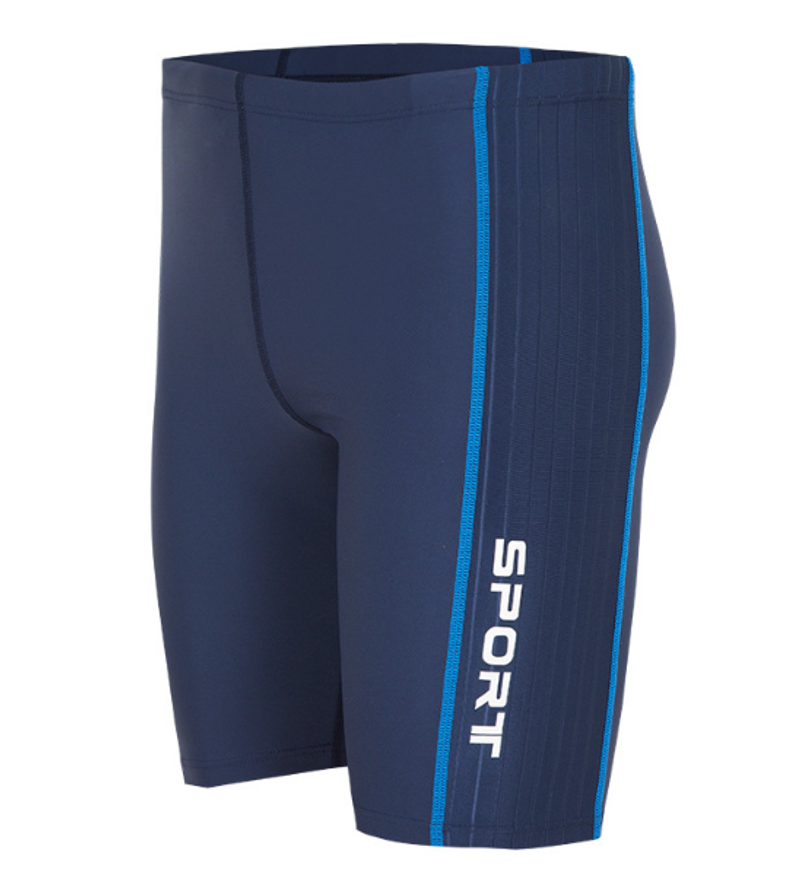 Herren, Anti-Peinlichkeits-Fünf-Punkt-Badehose, schnell trocknend, Rennsport-Herren-Mittelbein-Profi-Trainings-Badehose_voghion.com
