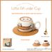Tazza con fondo estraibile, tazza con fiore, regalo creativo per coppia, casa, con cucchiaio, latte, carino panda in ceramica, set di tazze da caffè e piattino_voghion.com