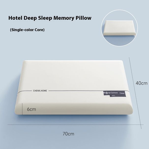 Orthopedic Memory Foam Pillow For Neck Pain Relief - 3 Heights (6/8/10cm) With Dual Pillow Covers, Slow-Rebound Support For Side & Back Sleepers_voghion.com