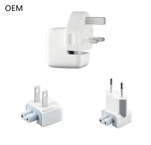 12W 10W Ladegeräte Wand AC Entenkopf Netzteil Abnehmbarer elektrischer EU UK AU US Steckerkonverter für Mode iPad iPhone_voghion.com