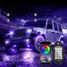 1SET Automotive RGB-Chassislichter, Bluetooth-Regenbogen-Offroad-Chassis-Atmosphärenlichter, Musik-LED-Rhythmuslichter_voghion.com