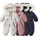 Combinaison de ski imperméable pour bébé – Combinaison de ski légère à fermeture éclair pour tout-petits (90-120 cm) – Combinaison à capuche respirante pour garçons et filles_voghion.com