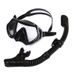 Gafas de buceo de alta definición con hebilla automática, respirador impermeable y completamente seco con válvula de retención de agua, para esnórquel._voghion.com