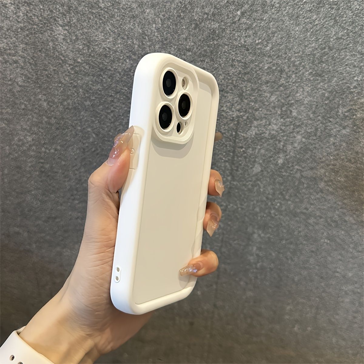 Plain Color Protective Phone Case For IPhone 11/12/13/14/12 Pro Max/11 Pro/14 Pro/15/XS Max/X/XR/7/8/8 Plus, Gift For Birthday, Girlfriend, Boyfriend_voghion.com