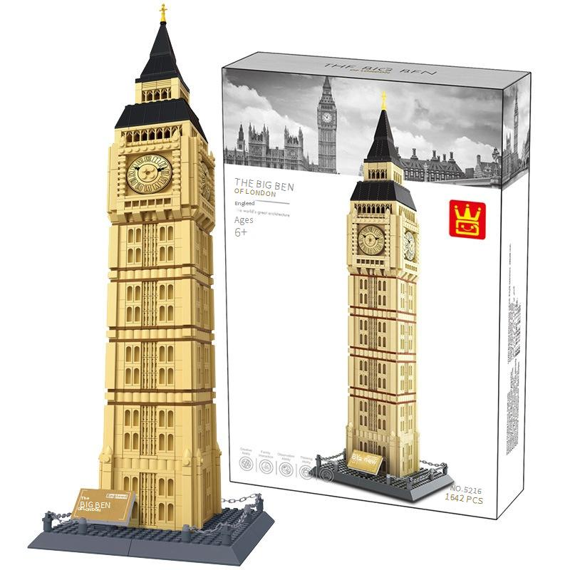 Jouets de construction Blocs de construction à petites particules Construction du monde Modèle tridimensionnel de Tiananmen Assemblage intelligent Jouets d'assemblage_voghion.com