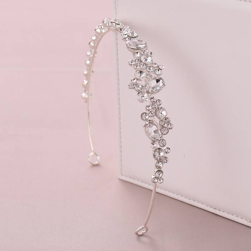 Gioielli per capelli, copricapi, cerchietti con strass, corone, copricapi, accessori per abiti da sposa_voghion.com