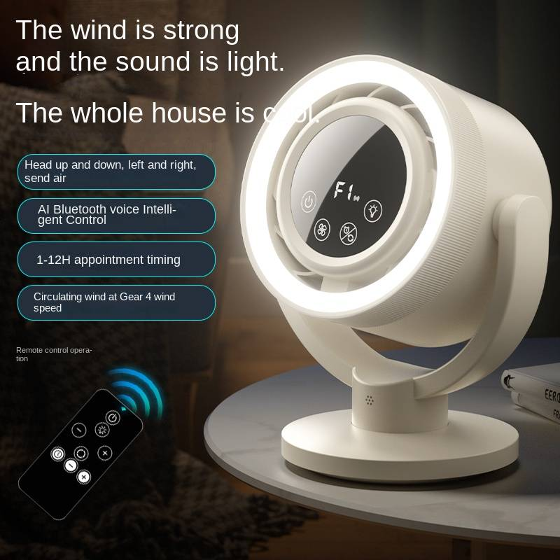 Huaxing Mobile Loop Fan F168 (Bluetooth-spraakbesturing) in het voertuig_voghion.com