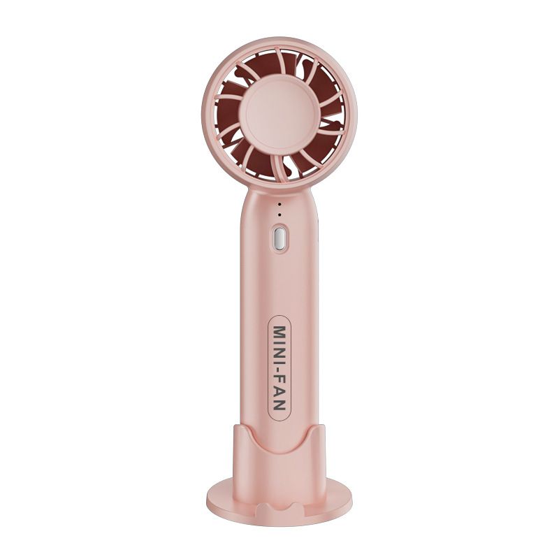 Wiederaufladbarer USB-Handventilator - Tragbarer Mini-Tischventilator mit Ständer, Turbo-Kühlung ohne Flügel für Studenten, Büro und Reisen_voghion.com