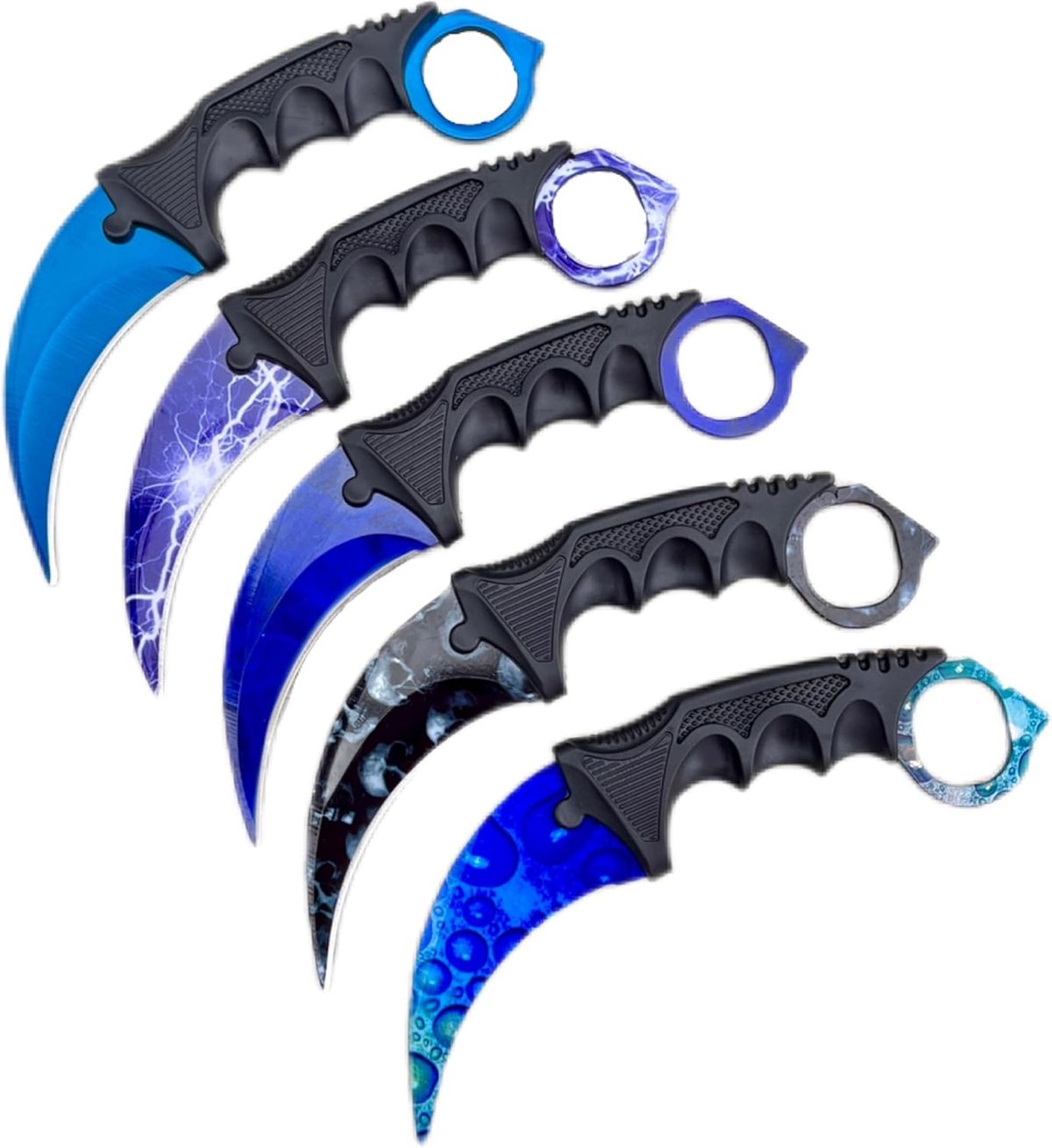 Sabit Bıçaklı Paslanmaz Çelik Dış Mekan Aleti, Balıkçılık, Kamp ve Hayatta Kalma İçin Kılıflı, 1 Adet Bıçak, Rastgele Renk_voghion.com