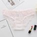 Intimo Mutandine da ragazza in pizzo Slip traspiranti a vita bassa in rete Comode mutandine da donna_voghion.com