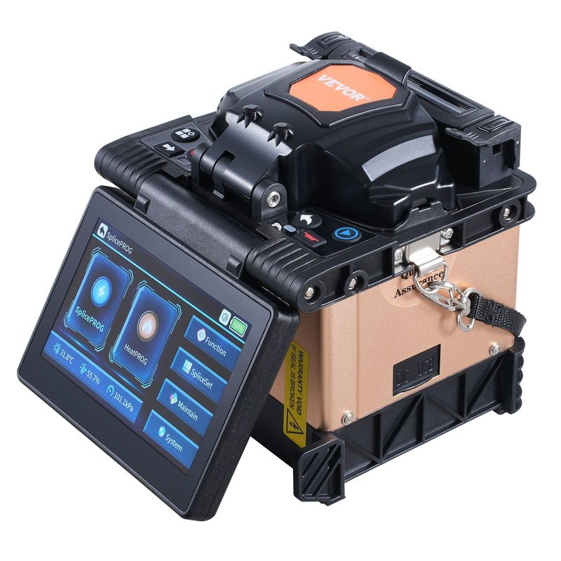 VEVOR Fiber Fusion Splicer 4 Motors Clad Alignment With 6s Splicing 13s Heating_voghion.com