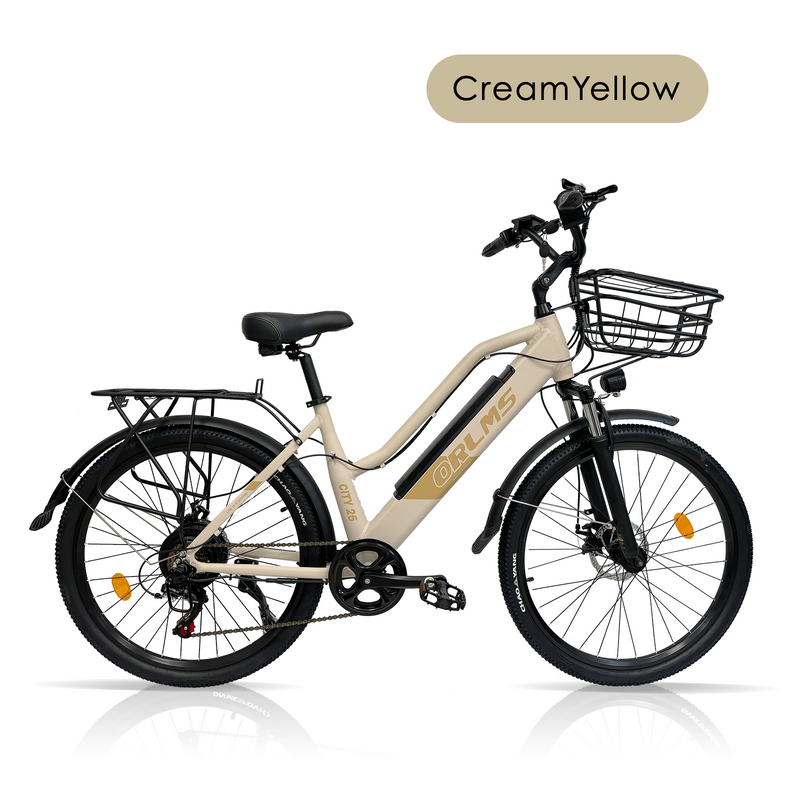 ORLMS CITY26 pieaugušo elektriskais velosipēds 500 W motors 48 V15 Ah akumulators pilsētas piepilsētas elektriskais velosipēds 26 collu riepa pilsētas elektriskais velosipēds no AliExpre Bes_voghion.com