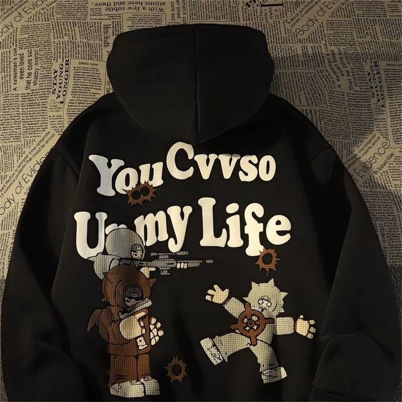 2025 Spring Autumn USA Vintage Fashion Hip Hop Hoodies Women Men Letter Printing Long Sleeve Loose Thin Hooded Sweatshirts S-5XL_voghion.com