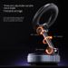 360° Rotating Car Phone Holder - Super Strong Vacuum Suction & Magnetic Mount, Universal Foldable Windshield Stand (Black/White)_voghion.com