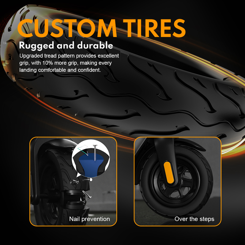 Trottinette électrique pliable pour les trajets quotidiens – OOTD KIXIN X9 PLUS, autonomie de 65 km, 25 km/h, freins E-ABS | Livraison gratuite en Europe_voghion.com