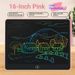 16-inch LCD Writing Tablet – Color Screen Drawing Board With Stylus, Reusable Doodle Pad For Kids, Adults & Office Use (13/16-inch Options)_voghion.com